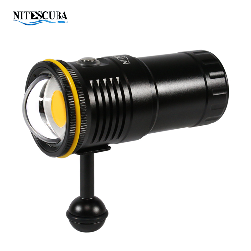 Underwater Flashlight - Nitescuba NSV60 LED Diving Video flashlight