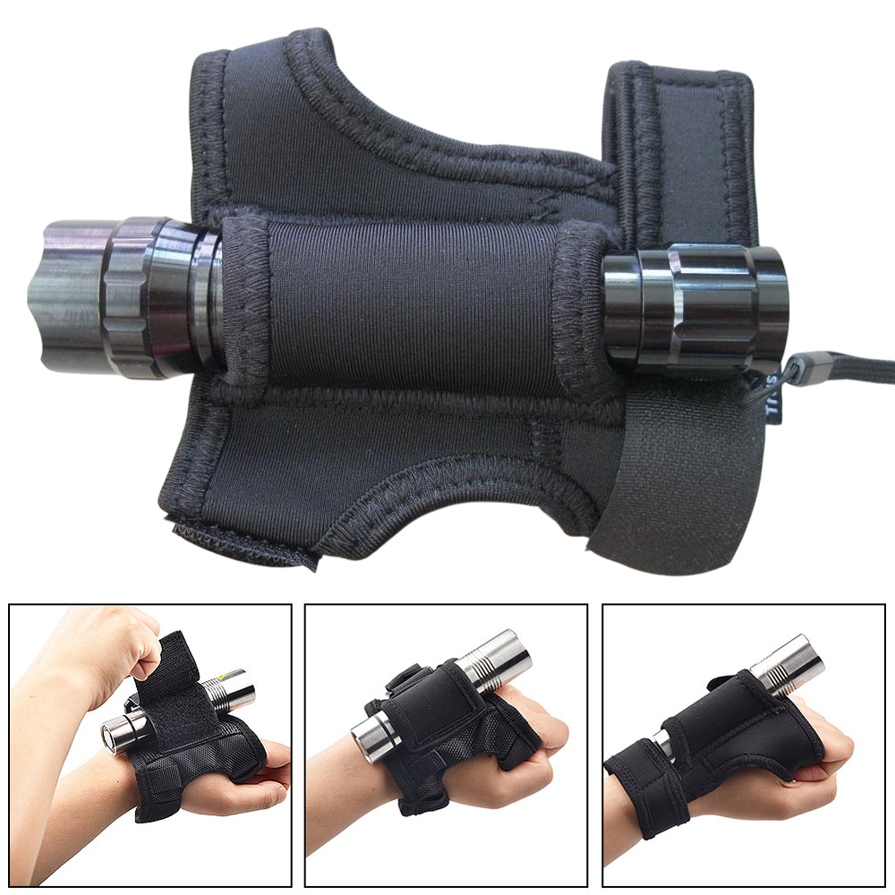 Underwater Flashlight - Scuba Diving LED Flashlight Holder Light