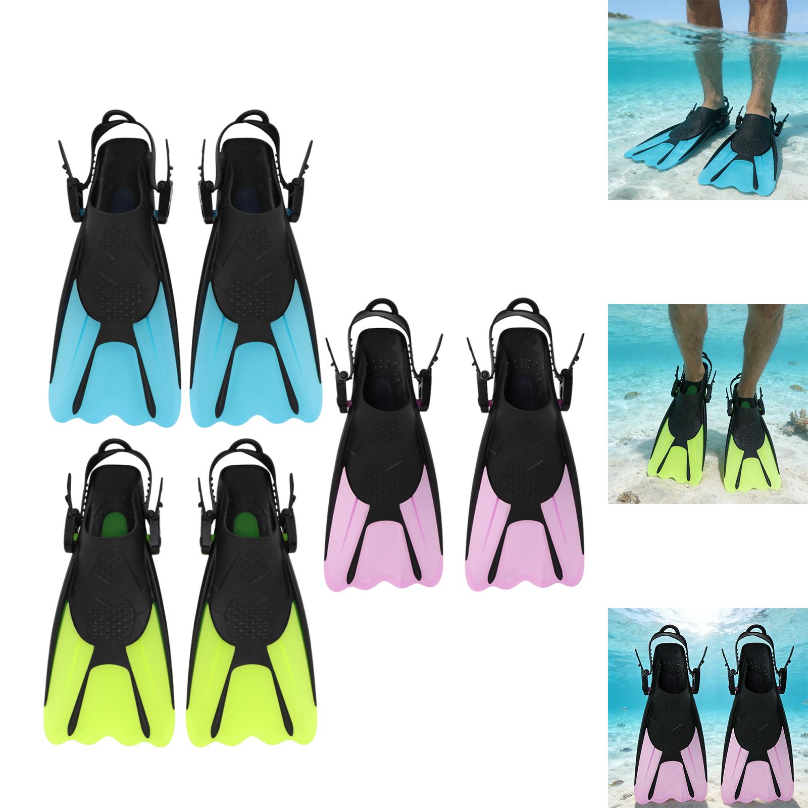 Open Heel Swim Fins Adjustable - Aquatic Sports And Scuba avaliação e preço