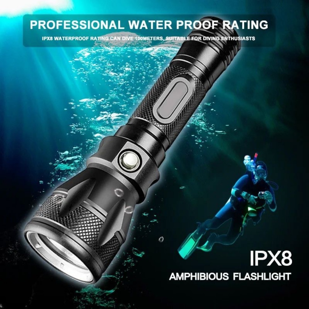 Professional Scuba Diving Flas - Underwater Flashlight avaliação e preço
