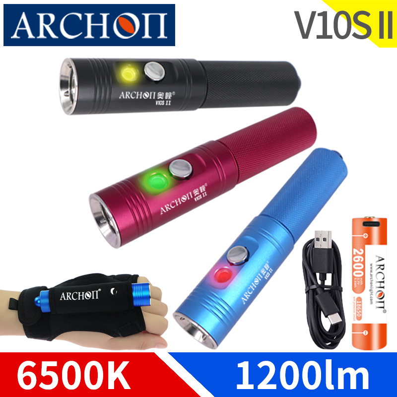 Archon V10s II Scuba Diving Li - Underwater Flashlight avaliação e preço