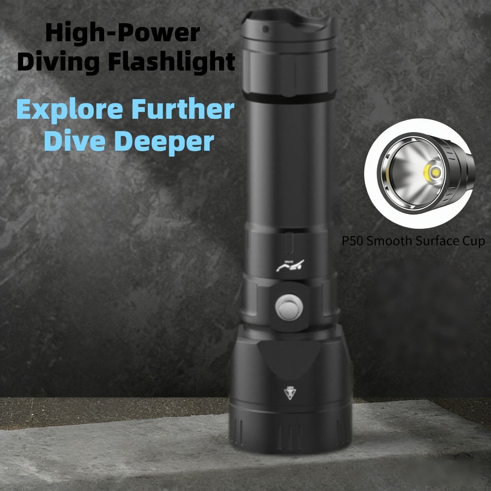 Powerful Diving Flashlight Wat - Underwater Flashlight avaliação e preço