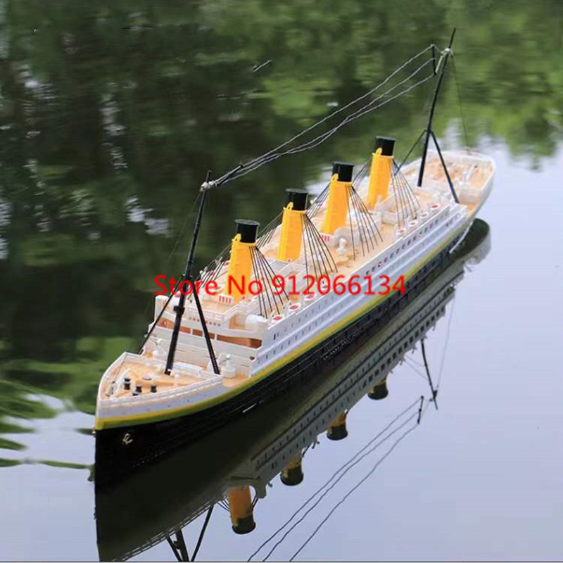 81CM Large Simulation RC Ship  - Underwater Flashlight avaliação e preço