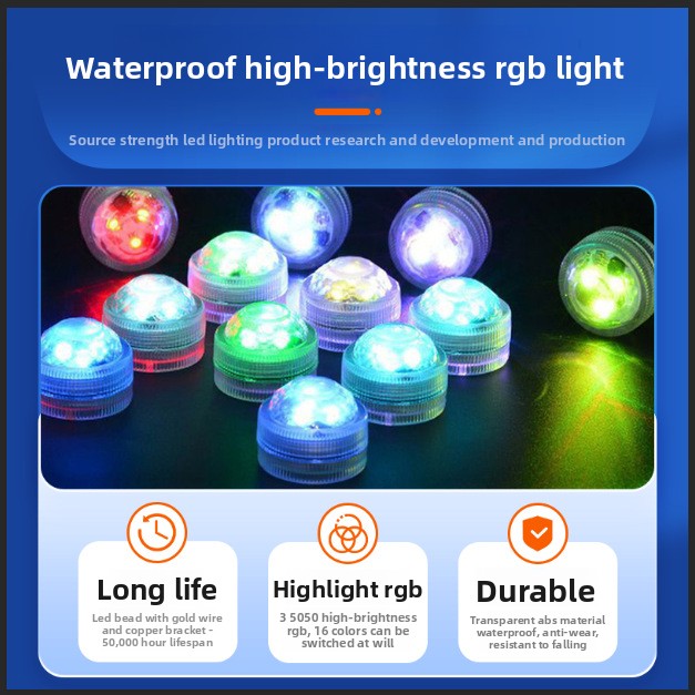 Remote Control RGB Decorative  - Underwater Flashlight avaliação e preço